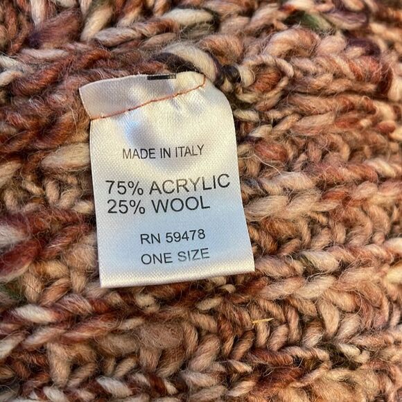 Anthropologie Elsamanda Wool Blend Oversized Sweater Poncho OS - Picture 7 of 7